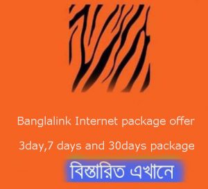 Banglalink Internet package