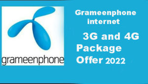 Grameenphone internet offer and GP 3G & 4G package offer