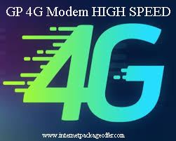 Grameenphone 3G, 4G modem with unlimited high-speed internet