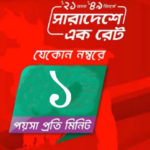 Robi call rate offer 21 TK and 49 TK recharge best call rate
